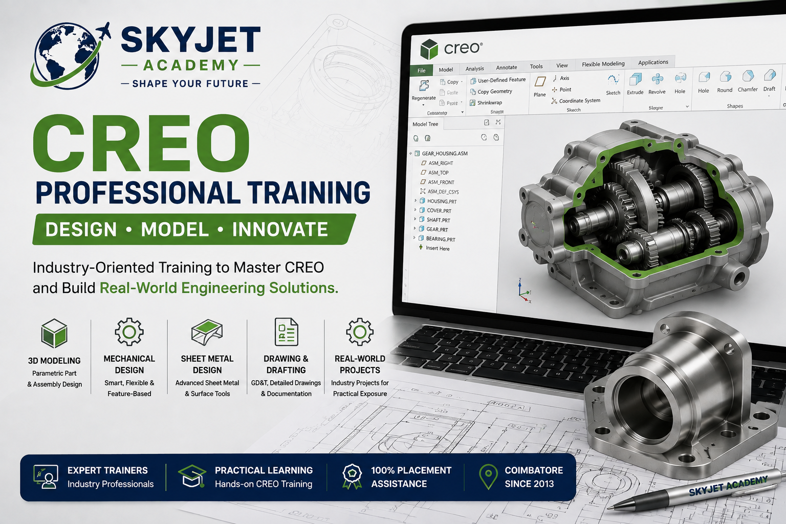 CREO Training Course at Skyjet Academy