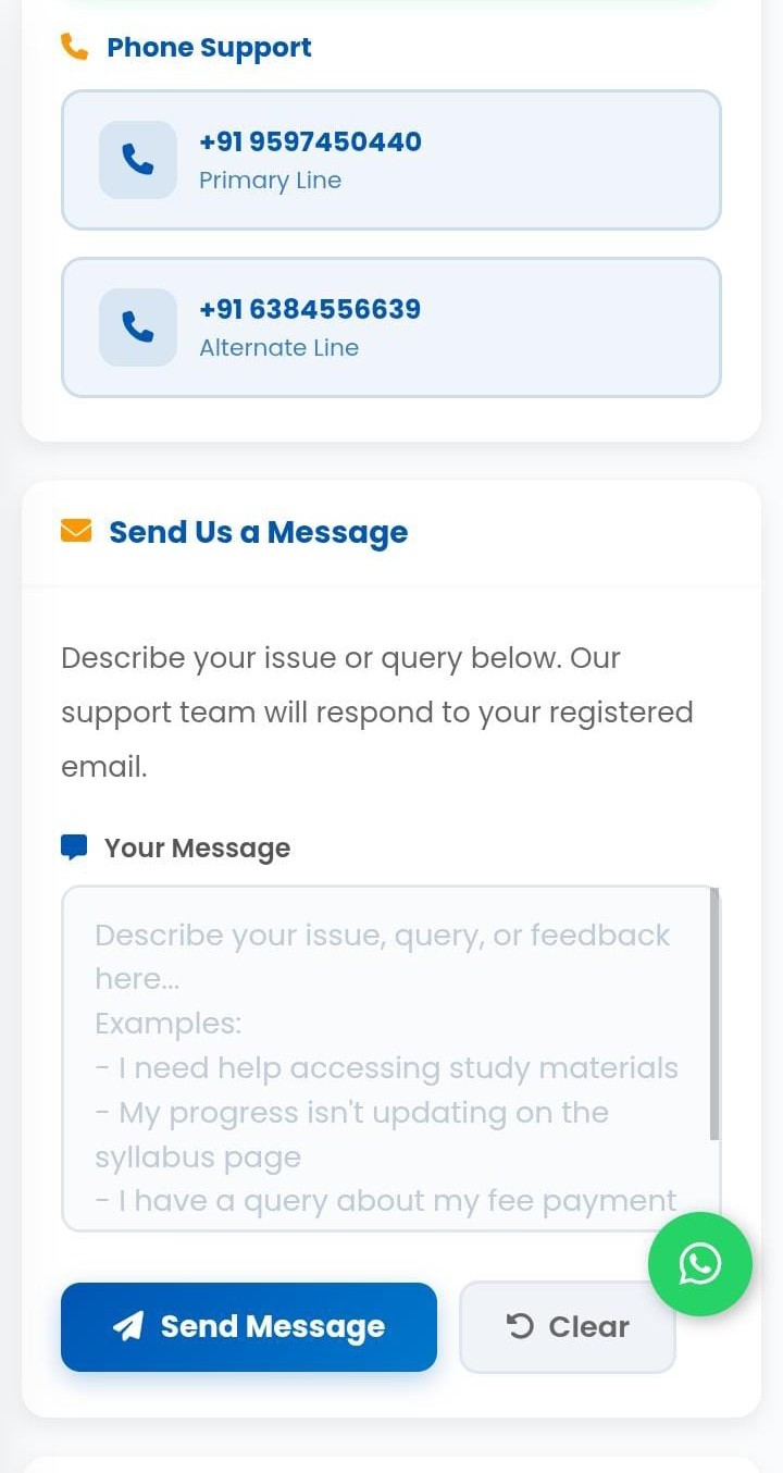 Skyjet Academy Student Portal