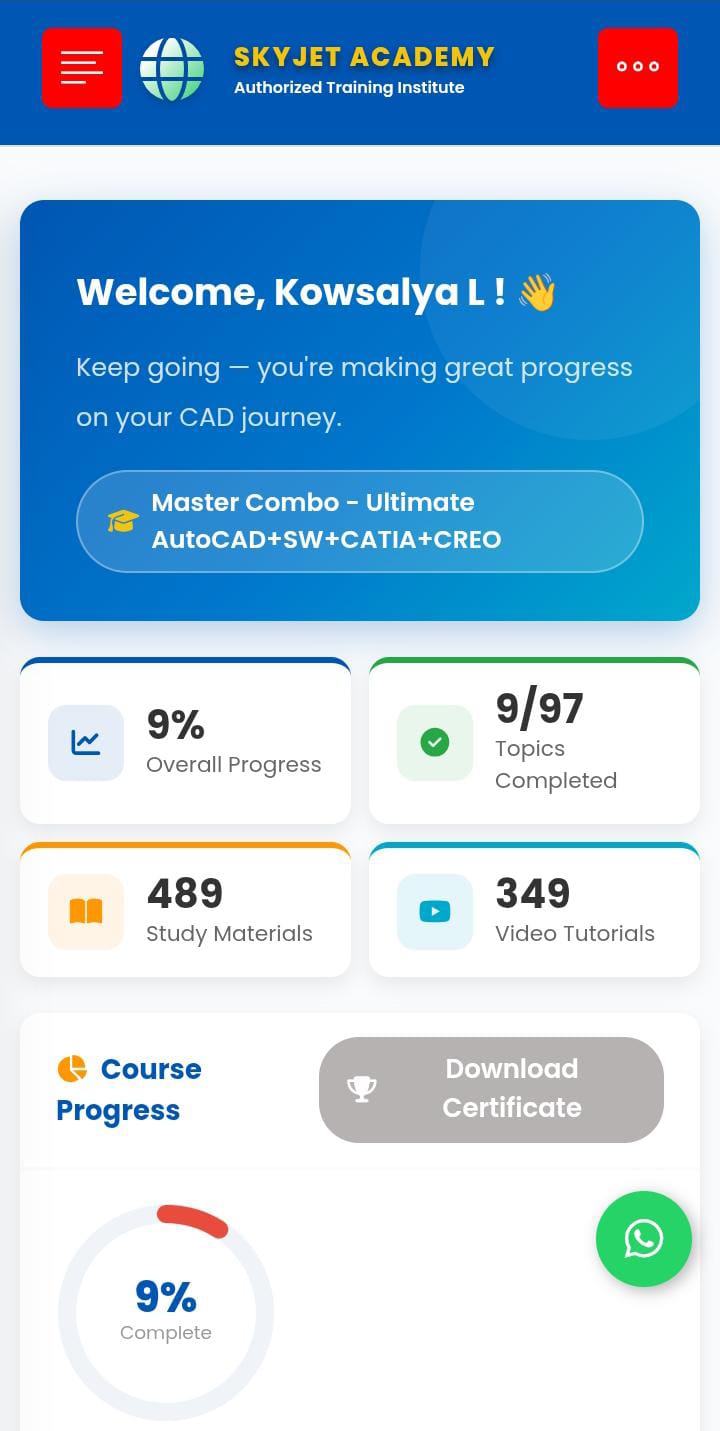 Skyjet Academy Student Portal