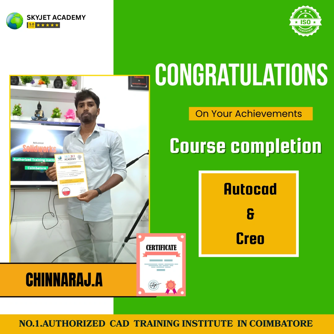 Chinnaraja A — CAD trained student