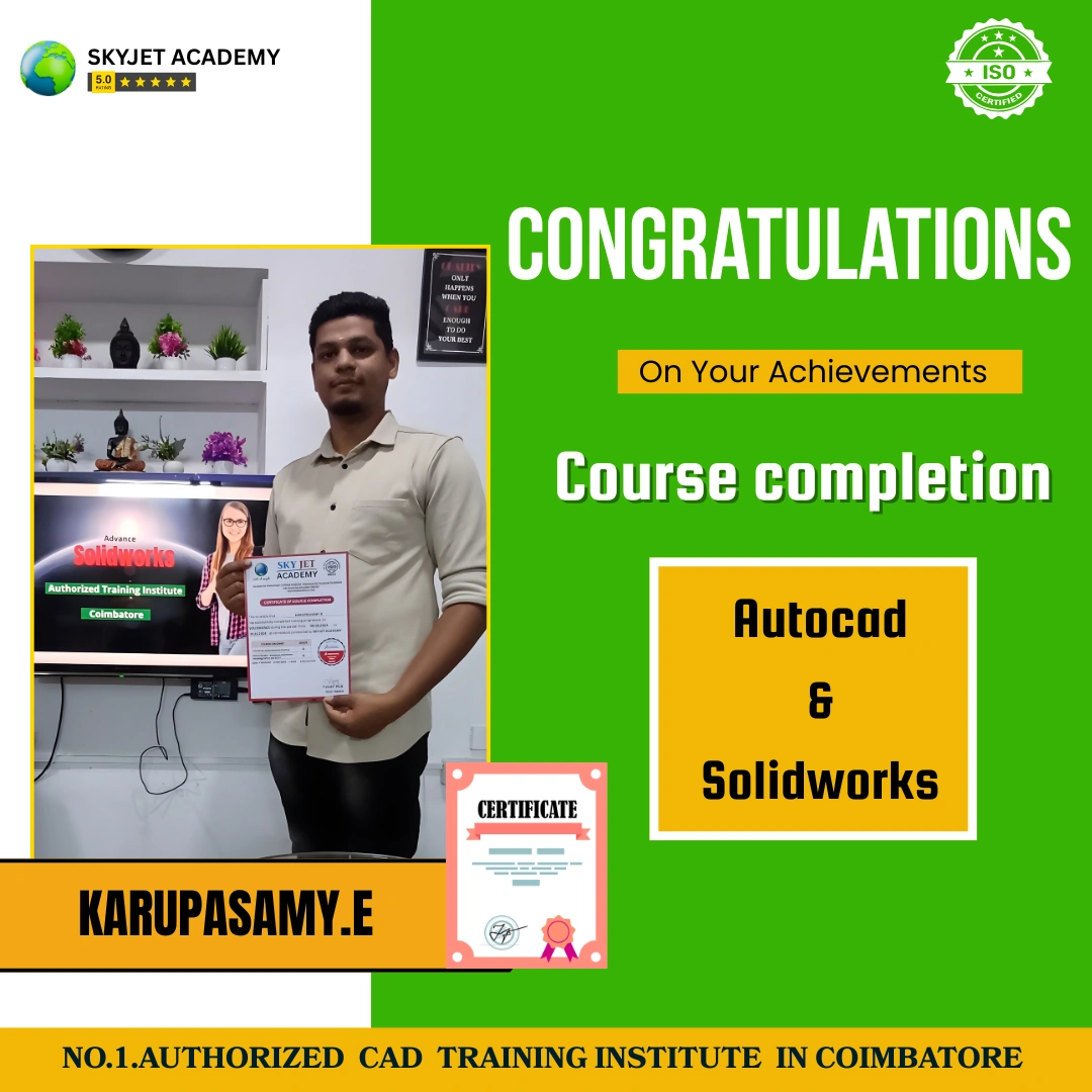 Karuppusamy E — SolidWorks trained