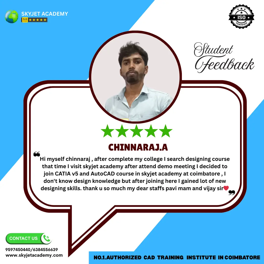 Dhanush R — AutoCAD student review