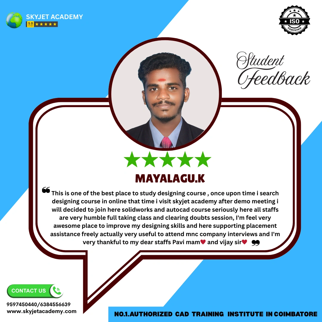 Mayalagu K — CATIA course student