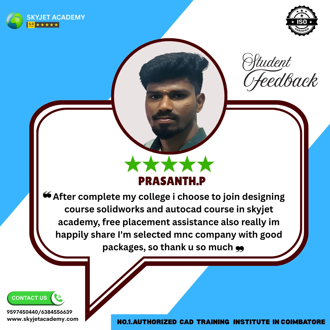 Prashanth P — CREO training student